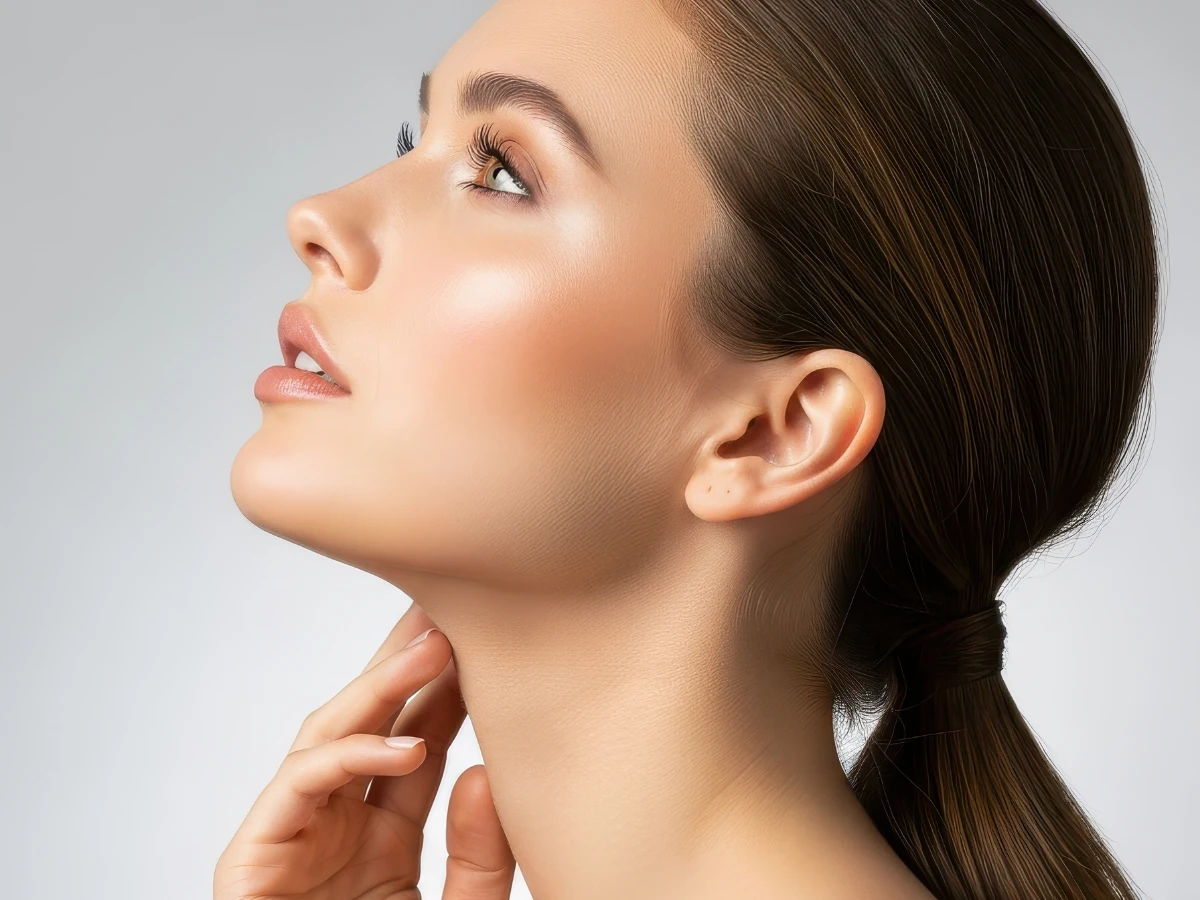 Rostro natural en una evaluación de medicina estética facial
